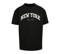 MT Upscale T-Shirt 'New York' noir / blanc, Taille M
