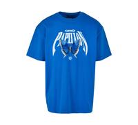 MT Upscale T-Shirt 'Origami' bleu cobalt / opal / blanc, Taille XXL