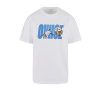 MT Upscale T-Shirt 'Ovhoe' mélange de couleurs / blanc, Taille XL