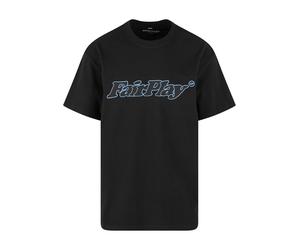 MT Upscale T-Shirt 'Play Fair' bleu ciel / noir, Taille XL