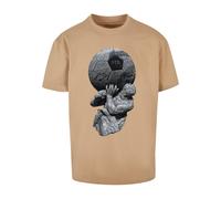 MT Upscale T-Shirt 'Play God' beige / gris / noir, Taille XXL