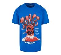 MT Upscale T-Shirt 'Power Foward 2.0' bleu / bleu cobalt / rouge / blanc, Taille M