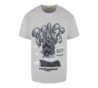 MT Upscale T-Shirt 'Power Foward 2.0' gris / anthracite / noir / blanc, Taille XXL