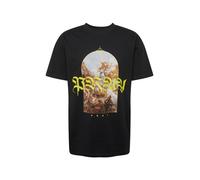 MT Upscale T-Shirt 'Pray' opal / marron / citron vert / noir, Taille L