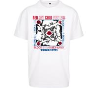 Mister Tee Red Hot Chilli Peppers Oversize Short Sleeve T-shirt Blanc 5XL Homme