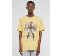MT Upscale T-Shirt 'Rumble' brun foncé / jaune / gris / noir, Taille M