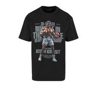 MT Upscale T-Shirt 'Rumble' marron / gris / noir, Taille L