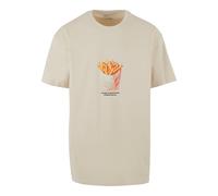 MT Upscale T-Shirt 'Small Fries' sable / jaune / orange / noir, Taille XS