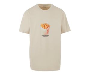 MT Upscale T-Shirt 'Small Fries' sable / jaune / orange / noir, Taille XS