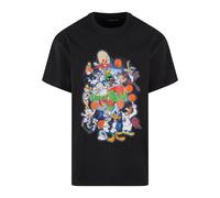 MT Upscale T-Shirt 'Space Jam Teamwork' bleu / rouge clair / noir / blanc, Taille M