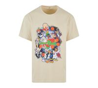 MT Upscale T-Shirt 'Space Jam Teamwork' sable / bleu / vert / blanc, Taille S