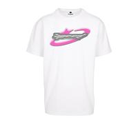 MT Upscale T-Shirt 'Speed' gris / gris clair / rose / blanc, Taille XS