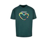 MT Upscale T-Shirt 'Sweet Treats' azur / jaune citron / sapin / blanc, Taille L