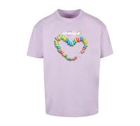 MT Upscale T-Shirt 'Sweet Treats' bleu ciel / jaune / vert clair / lilas, Taille XL