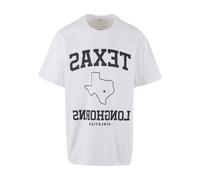 MT Upscale T-Shirt 'Texas Longhorns Mirrored' noir / blanc, Taille S
