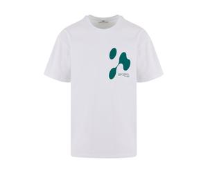 MT Upscale T-Shirt 'Theory Of Anomaly' pétrole / blanc, Taille M