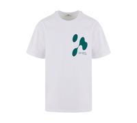 MT Upscale T-Shirt 'Theory Of Anomaly' pétrole / blanc, Taille S