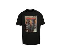 MT Upscale T-Shirt 'Upscale Magazine' orange / rouge / noir / blanc, Taille S