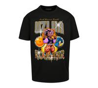 MT Upscale T-Shirt 'Uzijin' bleu ciel / violet / orange / noir, Taille M