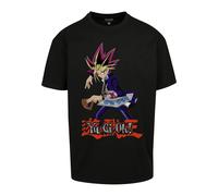 MT Upscale T-Shirt 'Yu-Ghi-Oh Duell' bleu outremer / gris foncé / rouge feu / noir, Taille M