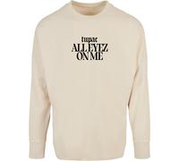 Merchcode T-Shirt '2Pac All Eyez On Me Tracklist Cut On' sable / noir, Taille L