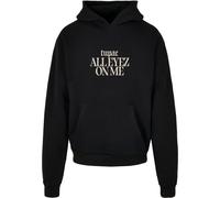 Mister Tee 2Pac All Eyez on me Tracklist Sweat à capuche surdimensionné ultra épais, Noir , XS