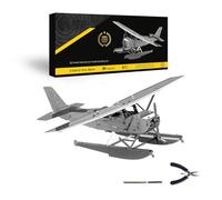 MT003 Modèle d'avion 3D en métal Modèle d'avion dynamique en métal MT003 Kit puzzle de collection pour les amateurs d'aviation