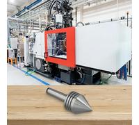 MT1 Centre de contre-queue robuste pour tour à bois avec pointe à 60 degrés, roulement à billes, protection anti-poussière, compatible avec Preci (MT2)