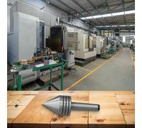 MT1 MT2 Centre en direct pour le travail du bois, outil conique en acier avec roulements à billes pour une rotation équilibrée en douceur, accessoire d'atelier d'usinage (MT1)