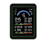 MT13W Capteur d'humidité 10 en 1 PM2,5 HCHO avec écran 2,8" Noir