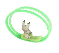 MT18 Pied presseur pour machine à coudre avec rouleau double roue 4 pièces pour ensemble en plastique compatible avec les machines à plat pour des résultats de couture cohérents