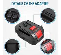 Mt18Bs Adaptateur De Batterie Pour Batterie Makita 18 V Vers Pour Système Bosch Professional 18 V Gba Outil Électroportatif (Pas Pba)[Z2523]