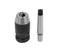 MT2-B16 Mandrin auto-serrant de précision 1 à 13 mm avec cône morse MK2 et boîte de rangement, mandrin en acier 40 Cr pour perceuse, tour, fraiseuse, travail du métal