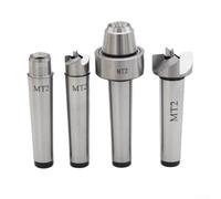 MT2 Lot de 4 outils de tournage à bois Mt1 Mt2 en acier à haute teneur en carbone pour projets de travail du métal et du bois