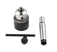 MT2 Mandrin de perceuse pour clé pour mini tour en métal, acier 1010 pour arbre conique Morse, capacité de 1,6 cm à 1,27 cm, pas de glissement pour travaux de loisirs et d'atelier léger
