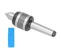 MT2 Morse Taper Revolving Live Center | 0.01mm Accuracy for Lathes & CNC Machines | 5 - Slot Drive Center for Drilling/Reaming/Woodworking