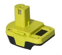MT20RNL-Green Adaptateur de batterie pour convertisseur d'outils - Robuste pour hoc pour alimentation sans fil pour projets de bricolage - Matériau PC vert (MT20RNL-vert)