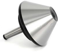 Mt3 Bull Nose Live Center Morse Taper 4" (100mm) Tour Live Center 75° Acier Allié Bullnose Live Center Tournant pour Le Tournage Creux