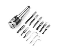 Mt4-M16 Adaptateur D'arbre Cône Bareno, Mt4 Tête D'alésage Tige F1-12 50 Mm Tête D'alésage 9 Pièces 12 Mm Ensemble de Barres D'alésage