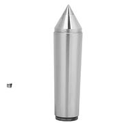MT5 - F118 Centre Tournant Mort à Pointe Carbure 60 Degrés, Acier 40Cr Rectifié de Haute Précision, Pour Usinage Bois et Métaux, Longueur 180mm avec Précision 0.005mm