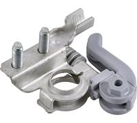 MTA Automotive 15.07925 Battery Terminal Quick Lock M66DX Borne polaire pour batterie pôle négatif section de fil 10-20 mm2, fermeture rapide double anneau 1