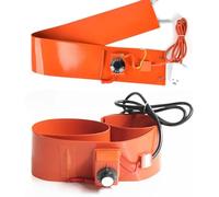 MTADSBKFP Chauffe-fût métallique, Ceinture chauffante for fûts à Huile avec Thermostat réglable(Knob Control,100L 1200 * 300mm 1800W)