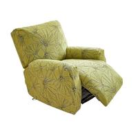 MTADSBKFP Housse réversible pour canapé, Housse de Fauteuil inclinable à Bascule Jacquard Multicolore 1-2 Places(Green 1,1-Seater)