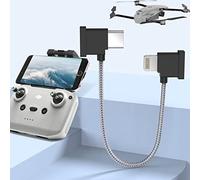 Câble De Câble Téléphone USB C Vers IOS, Câble Adaptateur De Drone, Câble De Télécommande 15 cm Pour Lightning Vers Type-C, Angle Taille Droite Pour Télécommande DJI Mavic Air 2 et Appareil iPhone.