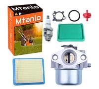 Mtanlo 799866 Carburateur pour 799866 790845 799871 796707 794304, Carburateur Kit pour 675 675ex 725ex Series, Filtre a Air Tondeuse pour 491588S 491588 399959, avec RJ19LM Bougie d'Allumage