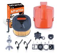 Mtanlo Adaptateur d'admission de support de carburateur de couvercle de filtre à air supérieur pour Husqvarna 362 365 371 372XP, couvercle de filtre à air, ensemble de filtre à air, adaptateur