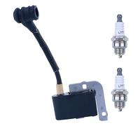 Mtanlo Bobine d'Allumage pour Oleo Mac 936 940 942 946 947 952 951 Tronçonneuse Replacement Pièces de Moteurs 50050013AR, Bobine d'Allumage avec L7T/BPMR7A Bougie d'Allumage