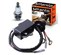 Mtanlo Bobines d'Allumage pour Stihl TS400 TS410 TS420 TS460 Tronçonneuse, 1130 400 1302, Bobines d'Allumage avec L7T/BPMR7A Bougie d'Allumage
