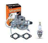 Mtanlo Carburateur pour Shindaiwa B45 B45LA B45INTL Echo Débroussailleuse Carb,Kit de joints de Carburateur avec Bougie d'Allumage BPMR7A L7T,Remplacer A021002520 20021-81021