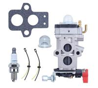 Mtanlo Carburateur Redmax EBZ7500, Ersatzteile OEM 581156101 544363001, Carburateur avec K45 Bulles d'Huile + GX35 Tuyau d'Huile + CMR7H Bougie d'Allumage